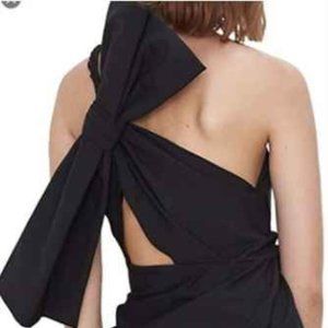 Zara Back Bow Mini Dress